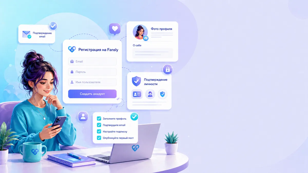 пройти регистрацию Fansly